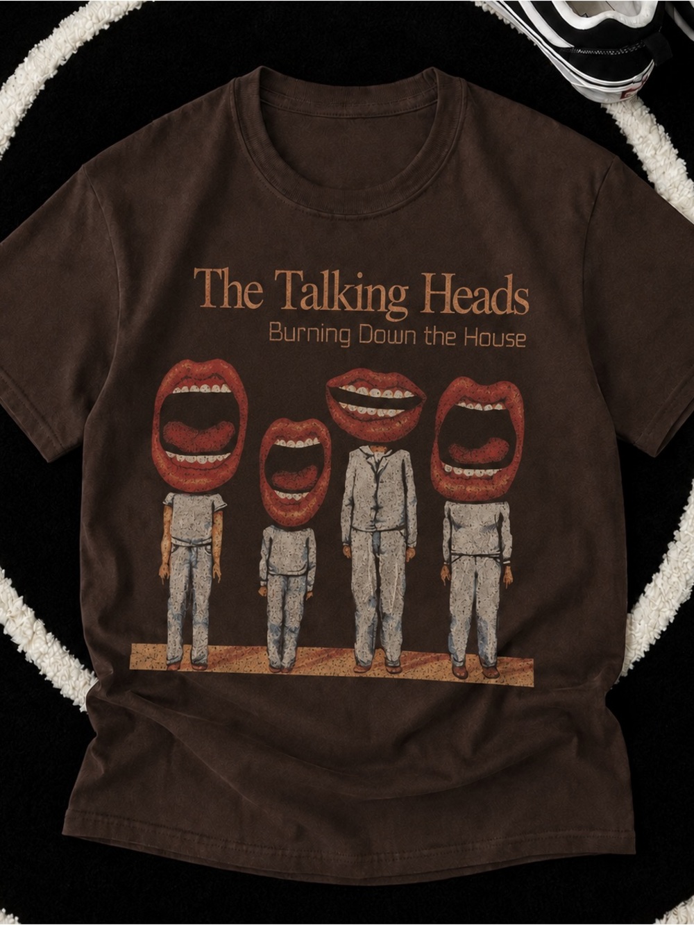 The Talking Heads 'Burning Down the House' Shirt, Rock Graphic Tee